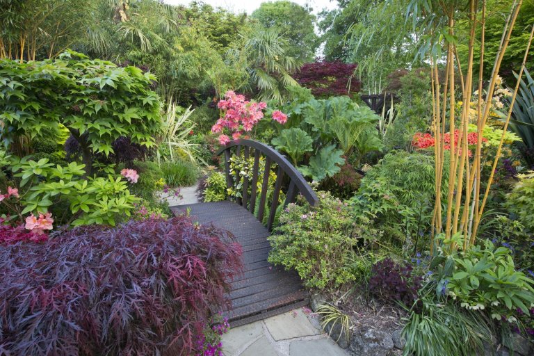 Oceňovaná zahrada hraje všemi odstíny podzimních barev