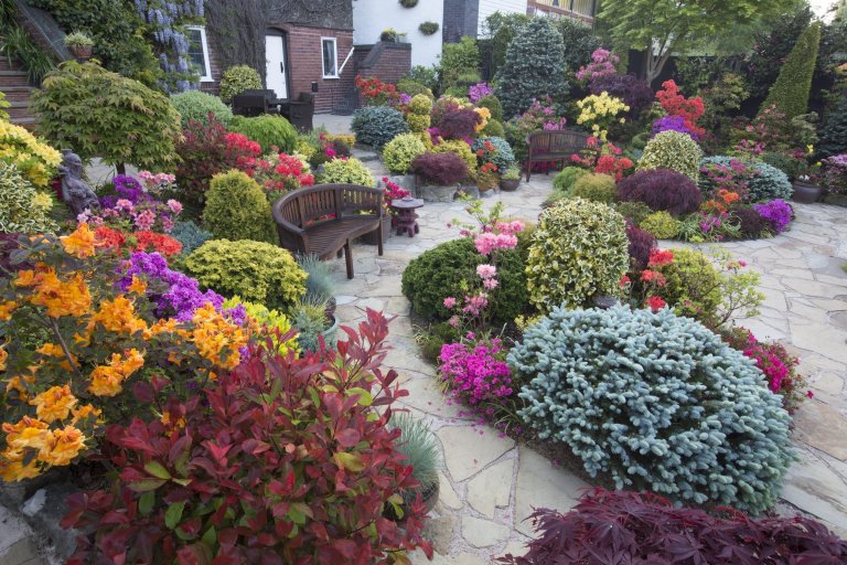 Oceňovaná zahrada hraje všemi odstíny podzimních barev