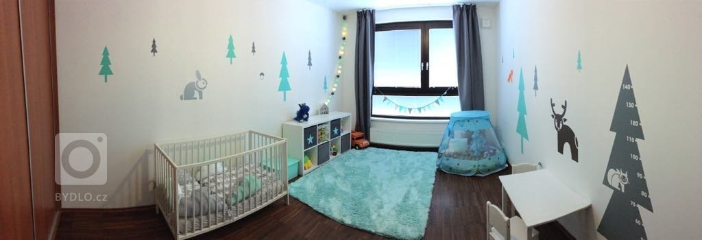 Pohled na celý dětský pokoj