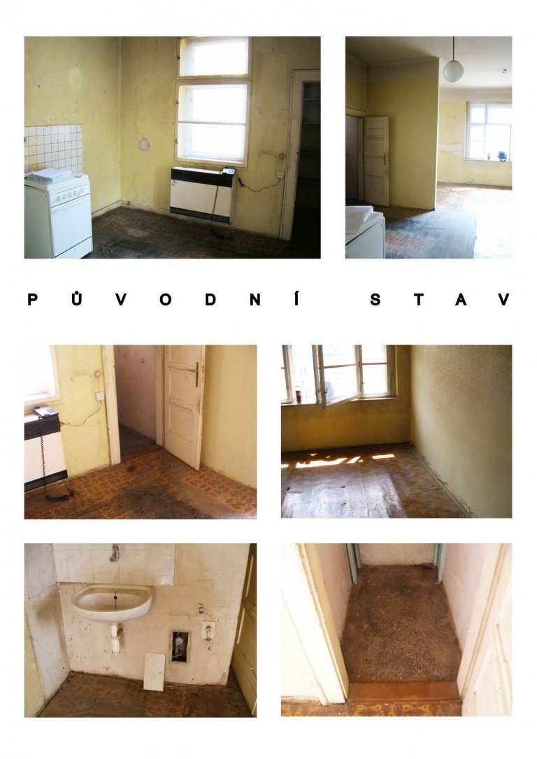 Interiér Vršovická - foto - původní stav