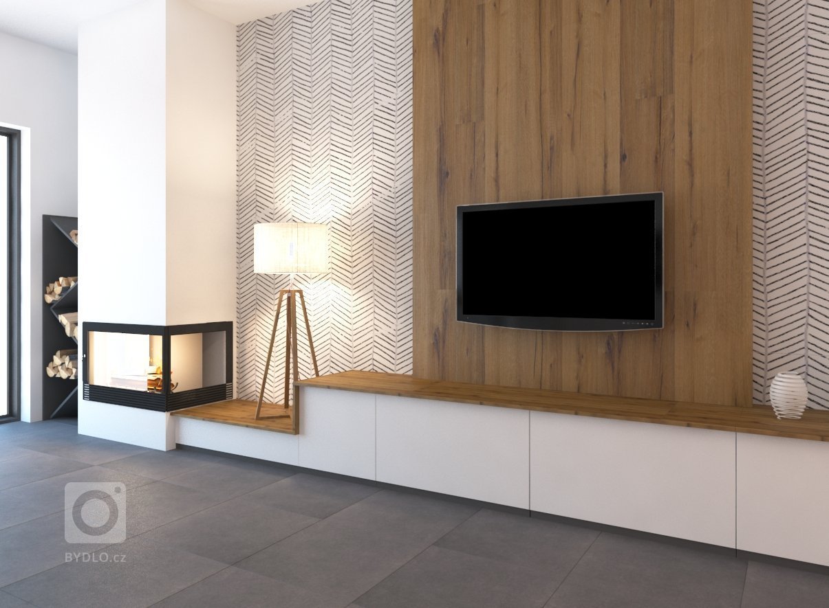 Nový rodiný dům a velký prázdný prostor, který potřeboval minimalistický design.. &nbsp;Vypořádat se požadavky klientky, aby prostor byl prázdý, ale přesto…