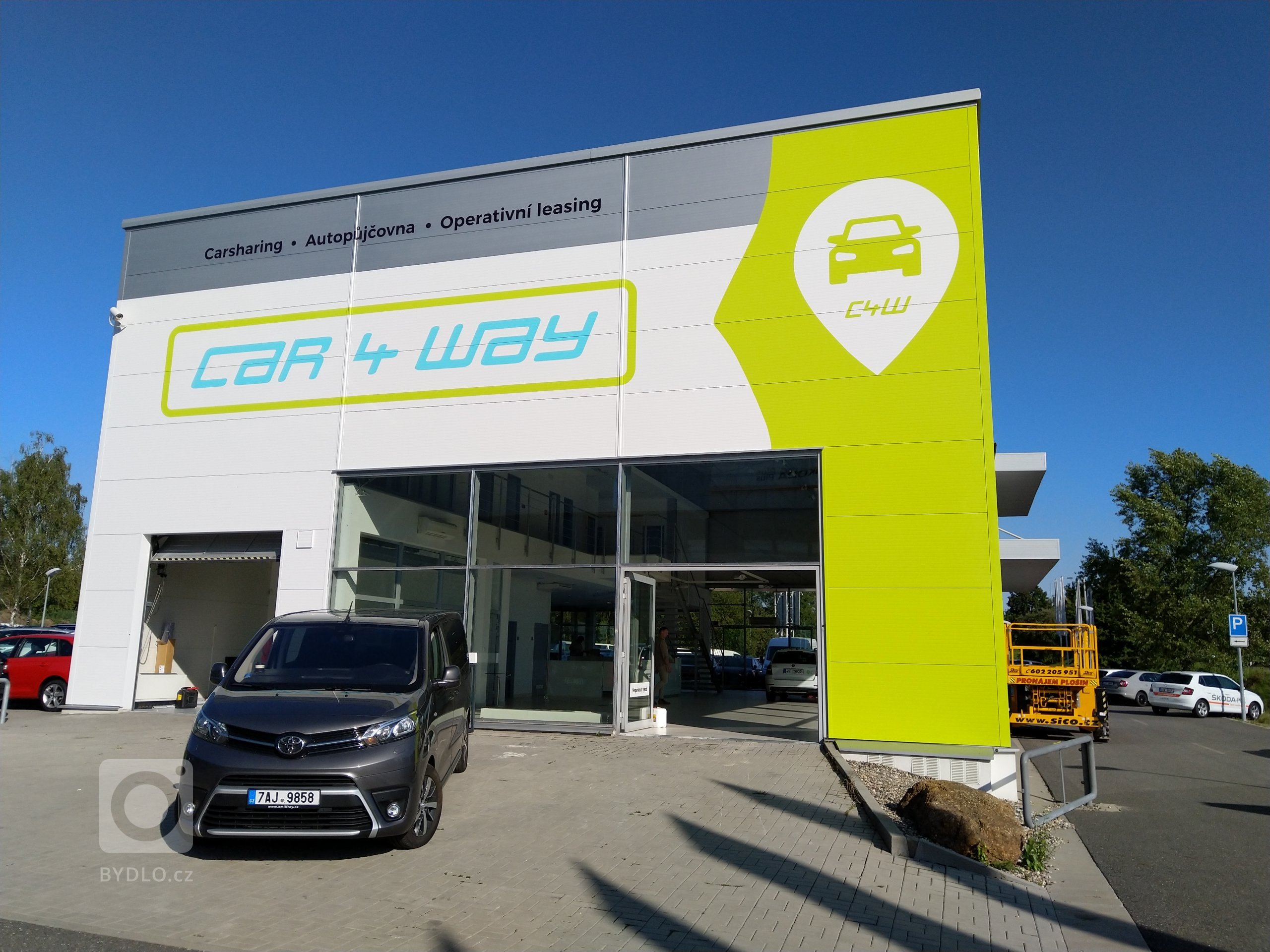 Reklamní malba CAR 4 WAY Praha