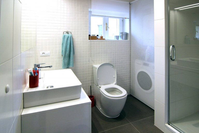 Malý podkrovní byt ve starém domě v Karlíně. Majitelem je mladý, single žijící muž, ve věci vkusu široce rozkročený mezi láskou ke starým, industriálním věcem …
