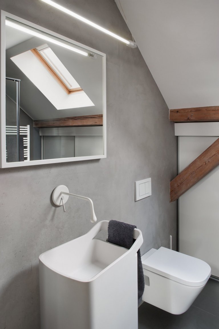 Loft, ve kterém najdete původní staré trámy