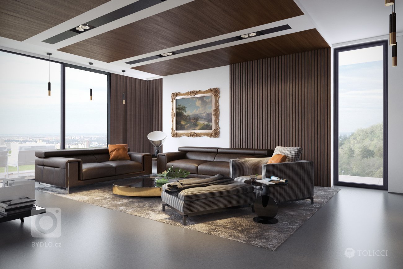 Cieľom návrhu bolo vytvorenie elegantného a jednoduchého talianskeho interiéru. Základ tvoria kontrasty drevených orechových prvkov a bielych stien na čistom…
