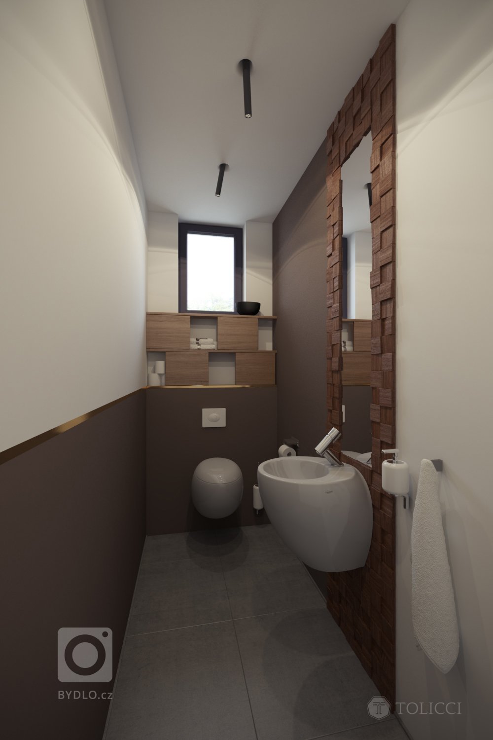 Cieľom návrhu bolo vytvorenie elegantného a jednoduchého talianskeho interiéru. Základ tvoria kontrasty drevených orechových prvkov a bielych stien na čistom…