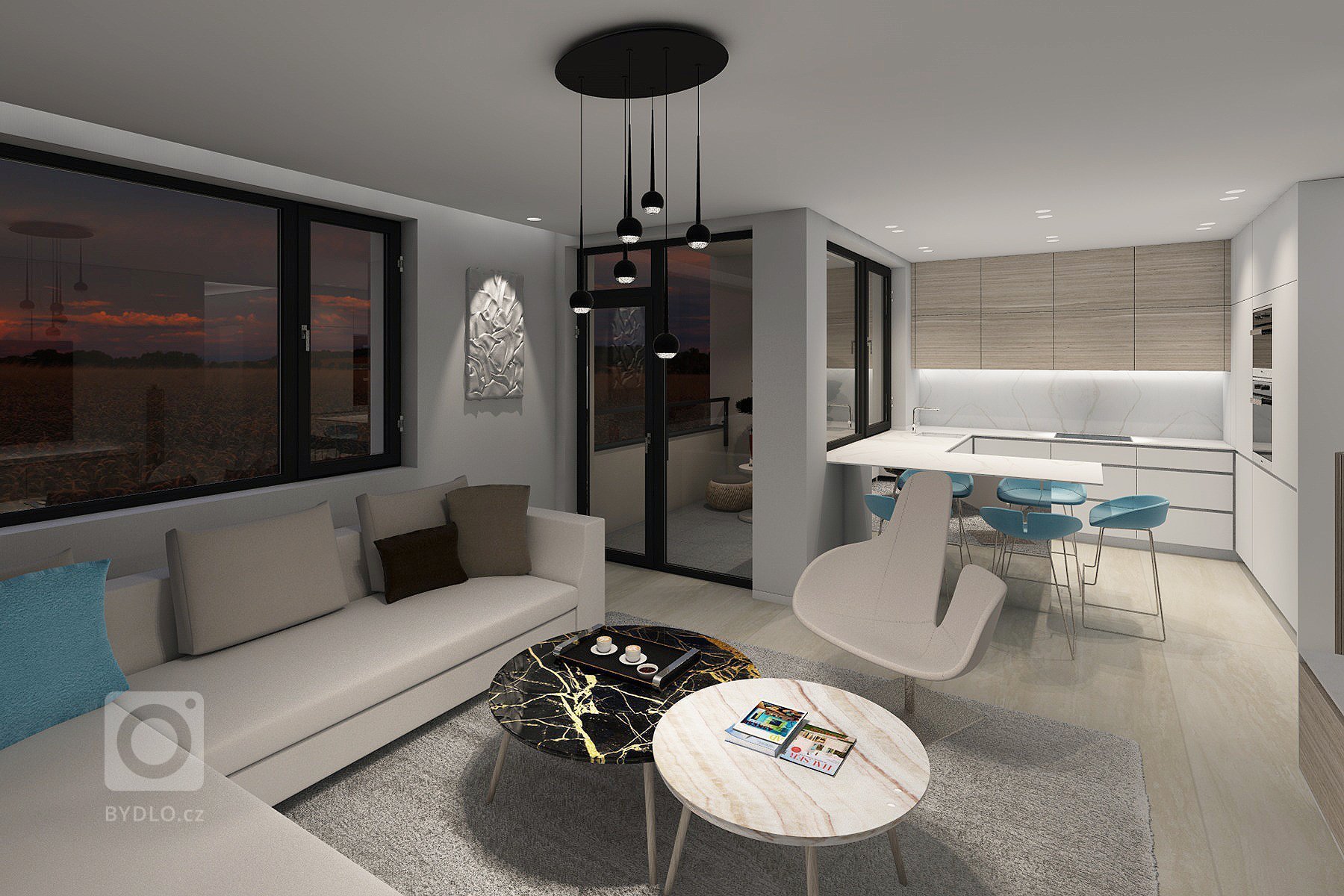 Interiér bytu, Zuckermandel, BA