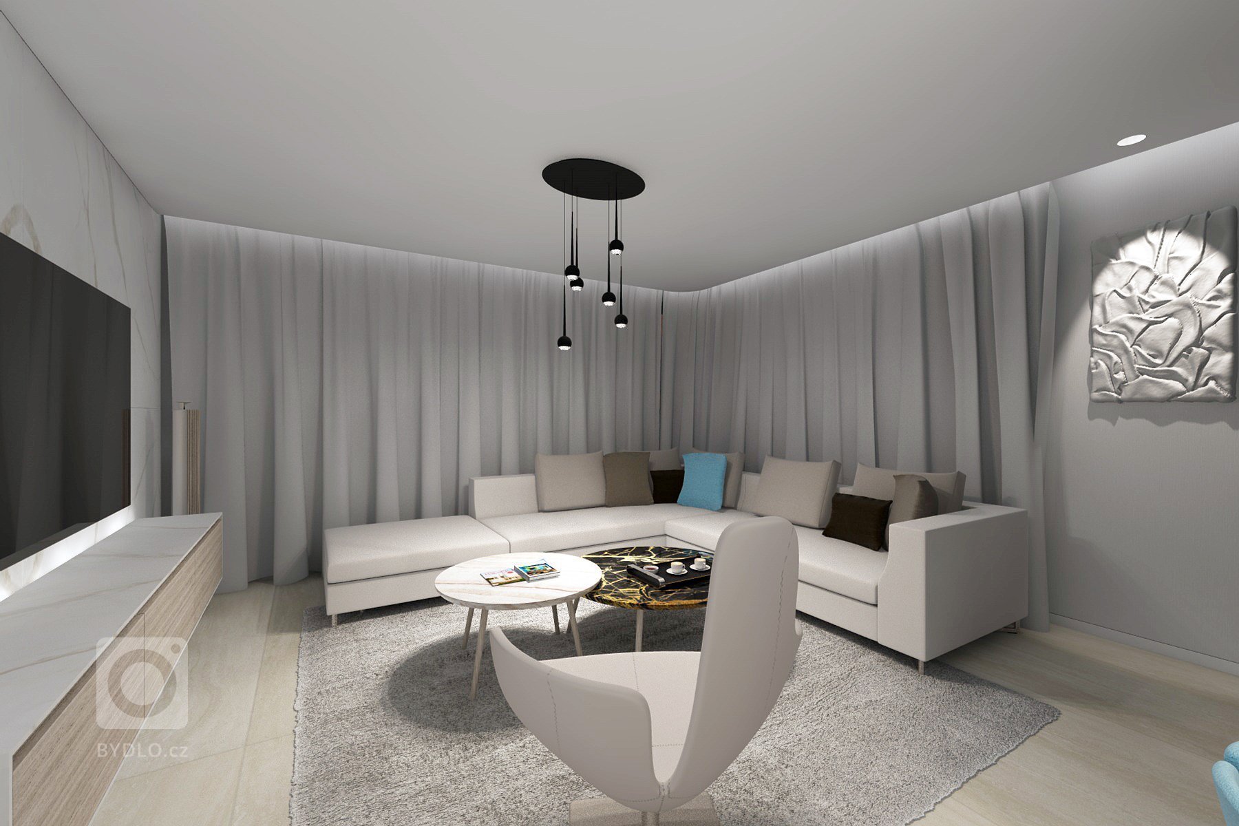 Interiér bytu, Zuckermandel, BA