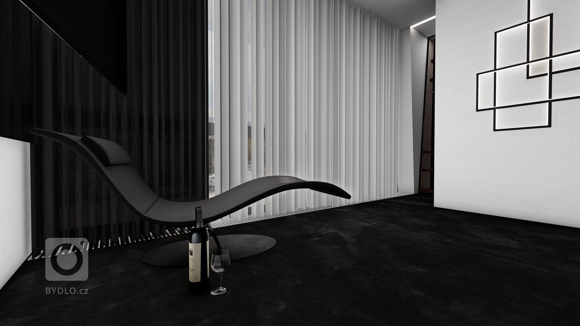 Návrh interiéru ložnice